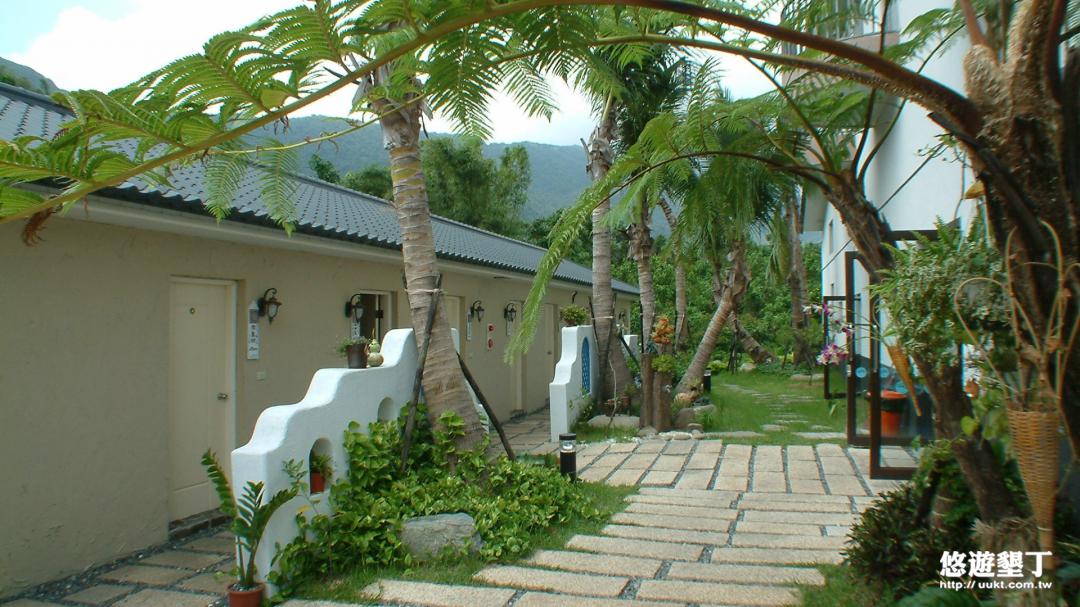 希臘風湯屋走道