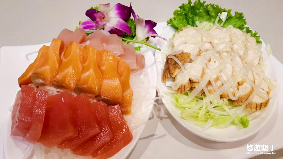 綜合生魚片/魚卵沙拉