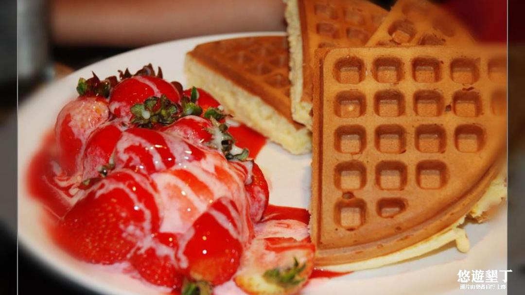 季節限定草莓鬆餅