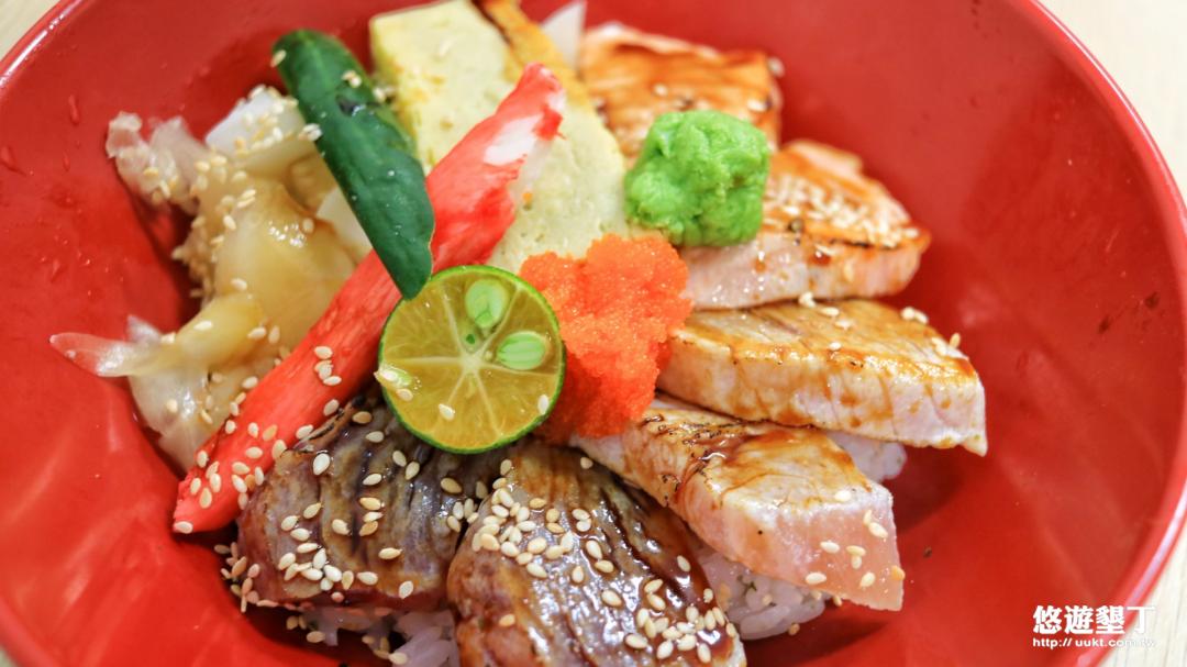 炙燒鮭魚親子丼