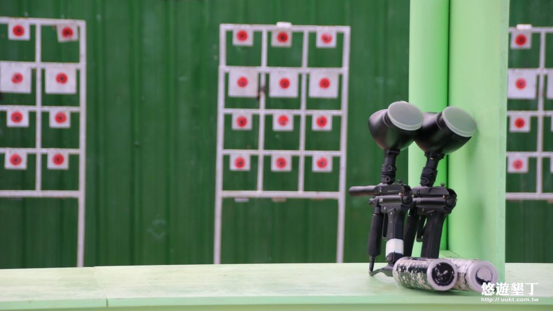 漆彈射擊固定靶體驗