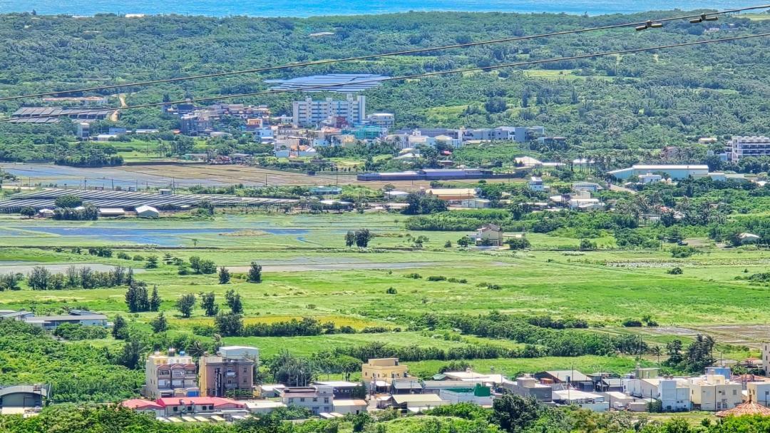 居高臨下恆春鎮市區風景